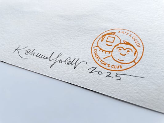 Signatur, Stempel – Rückseite "Ohne Titel #4"