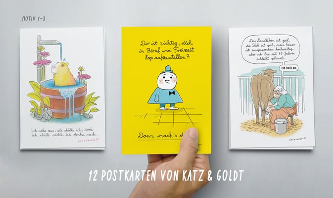 Postkarten-Set "Dann mach's doch!"
