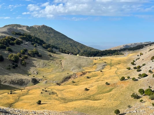 die Aussicht und das Wetter sind aber grandios zum Wandern