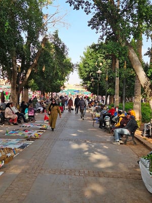 der Weg zum Jemaa el Fna ...