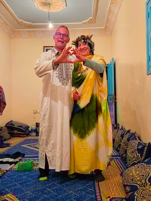 so könnten wir in Marokko nochmals heiraten ;-)