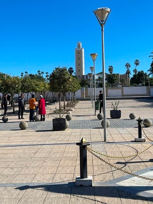 das Minaret der grossen Moschee von Asilah