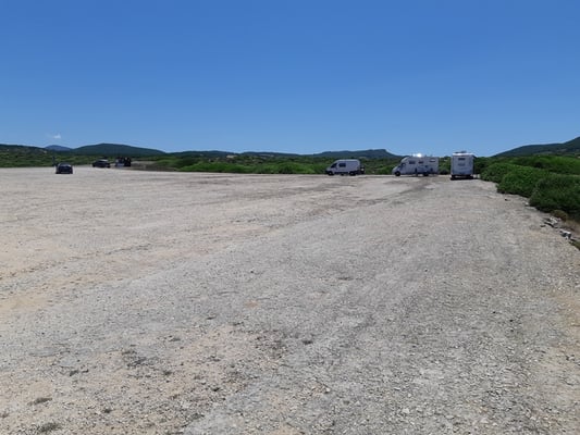 der Parkplatz ist aber fast leer