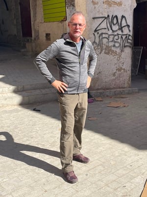 einer der wenigen Touris ... ;-)