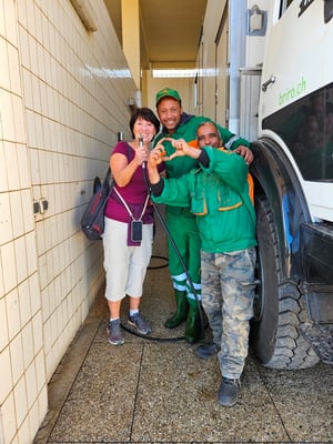 Nicht nur Gustav geniesst es ...