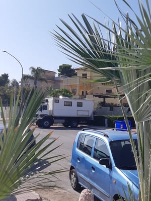 unser heutiger Stellplatz