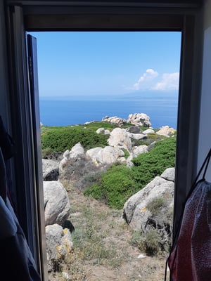 die Aussicht einmalig ...