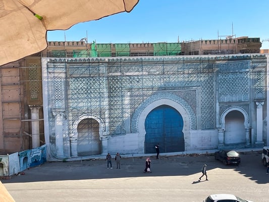 auch hier: kein Durchkommen, dafür ein grosses "Poster"