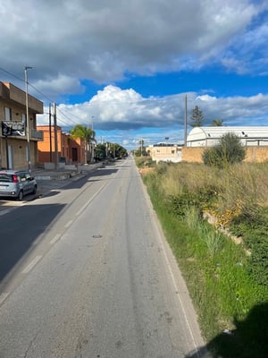 aber auf die SS115, welche fast 20km schnurgeradeaus geht