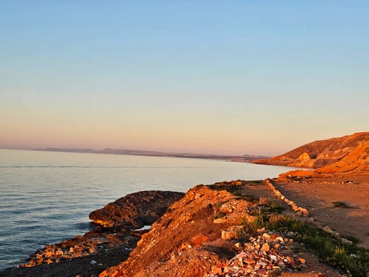 die Aussicht am Abend ist trotzdem toll