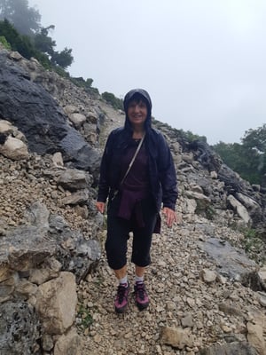 auf dem Rückweg wird das Wetter leider immer schlimmer - wir schaffen es trotzdem