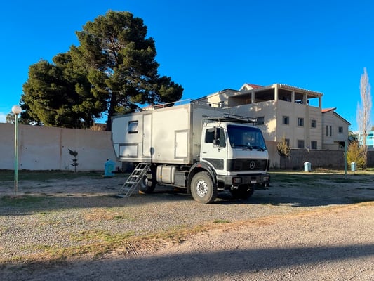Gustav steht auf dem Stadtcamping