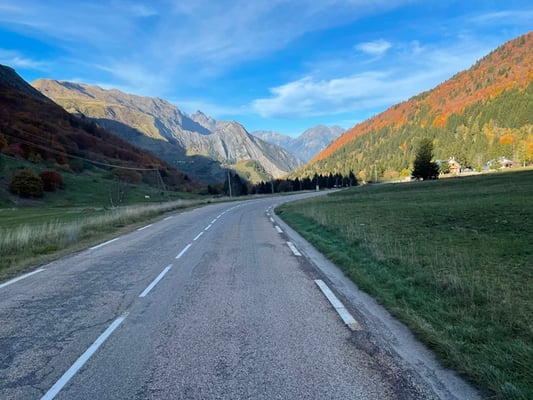 danach geht es weiter Richtung Alpen