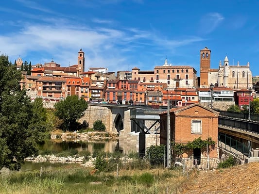 die Altstadt von Tordesillas