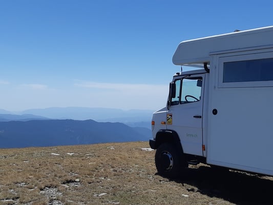 was für eine Aussicht auf 2435 müM