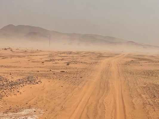 denn die Sicht ist auch heute nicht immer optimal