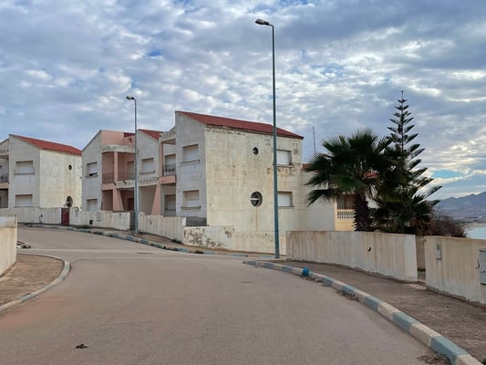 die Häuser sind praktisch fertiggestellt ...