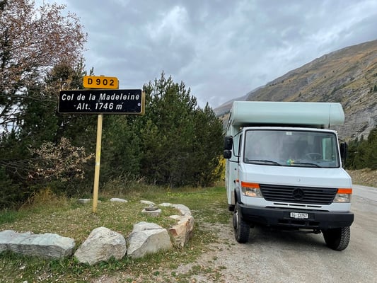 wieder etwas höher: Col de la Madeleine (1746 müM)