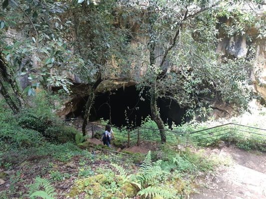 hier geht es hinunter