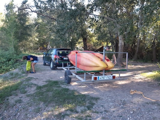 das Einwassern geht schnell