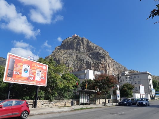 der Monte Pellegrino - gleich neben unserem Stellplatz