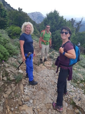 es geht los zur grossen Wanderung zum Gorropu Canyon