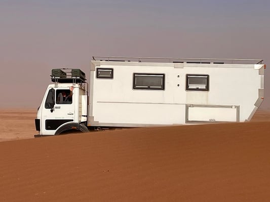 wir sind wirklich in der Wüste