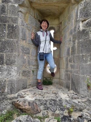 und in einer Schiessscharte habe ich dann doch ncoh eine Prinzessin entdeckt ;-)