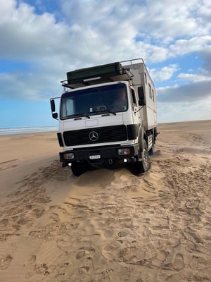 am Morgen stehen wir tatsächlich etwas schräger als am Abend