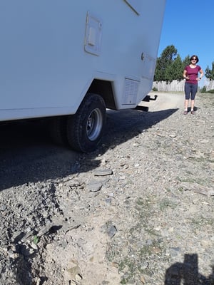 und die Rinnen in der "Strasse" sind teilweise richtig tief