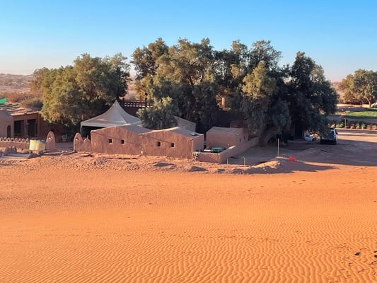 Blick auf das Gästehaus