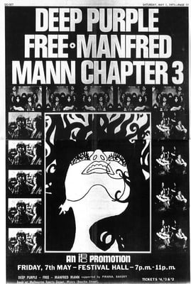 Manfred Mann Ch 3 Advert - Australia 1971