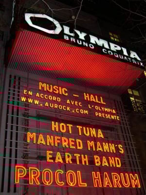 MMEB Theatre Sign Olympia, Paris (March 2005)