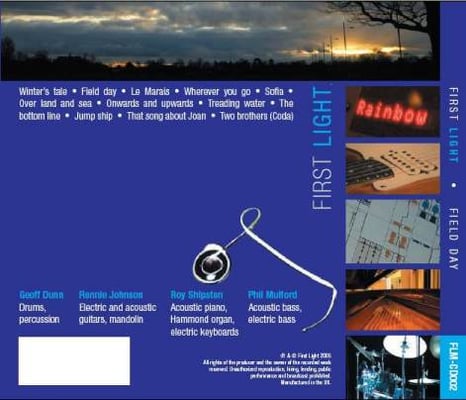 First Light - Field Day (Tracklisting)