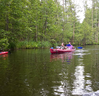Kanu fahren auf der Schwentine