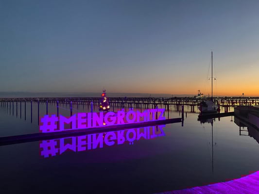 Grömitzer Yachthafen im Winter