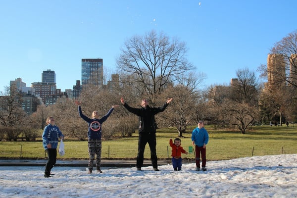 Schnee!!! im Central Park