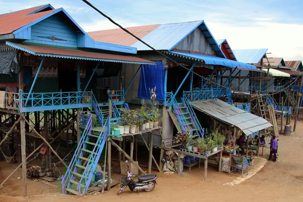 ... dann verlagert sich das Leben zwei Stockwerke nach oben
