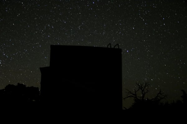 Dark Sky über unserem Wohnmobil