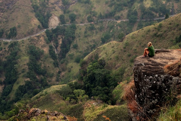 Im Hochland bei Ella: Blick vom Little Adams Peak