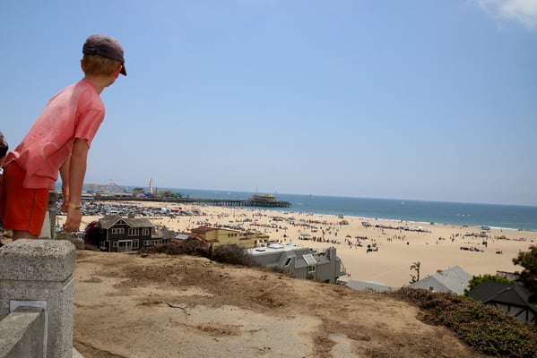 Santa Monica Beach. Nett, aber nichts gegen...