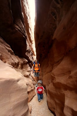 Wunderbarer Spaziergang durch den Little Wild Horse Canyon... Zunehmen verboten :-)