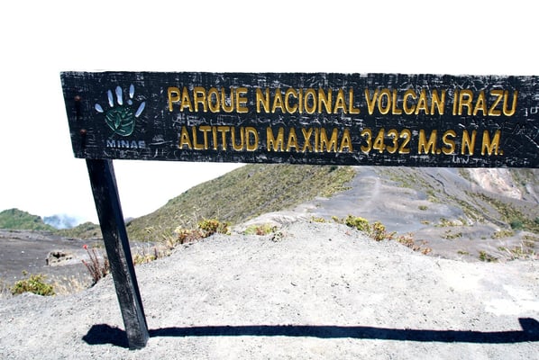 Auf dem Vulkan Irazu