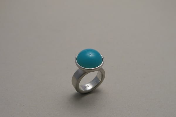 Ring Silber Chalcedon