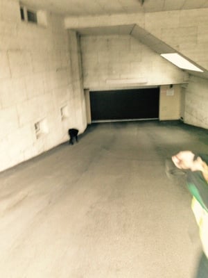 Garage wird inspziert