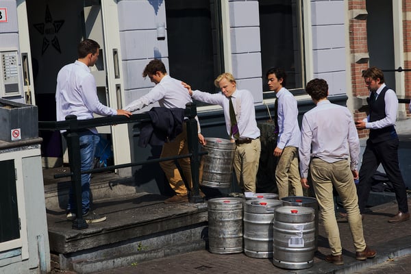 'students prepare for the weekend'