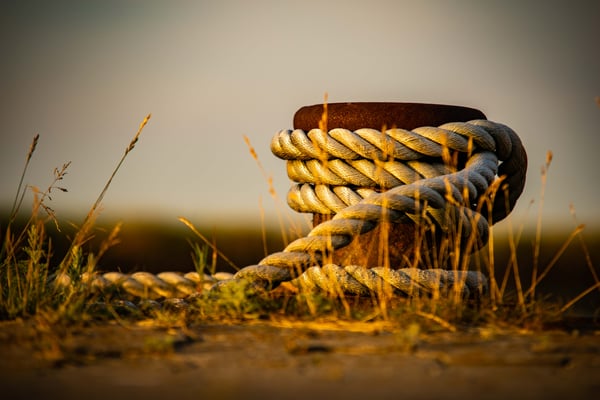 Anleger, Voller mit Tau