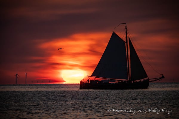 Hallig Hooge, Segelschiff