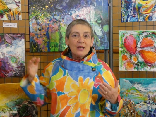 Elisabeth Augendre artiste peintrre galerie Ysmaïloff Paris 15°