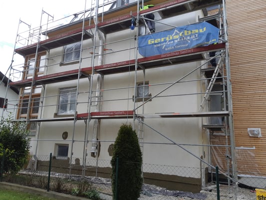 FASSADENSANIERUNG - PERTHALERGASSE WDVS Baumeister Gerhard Bucher, Tirol